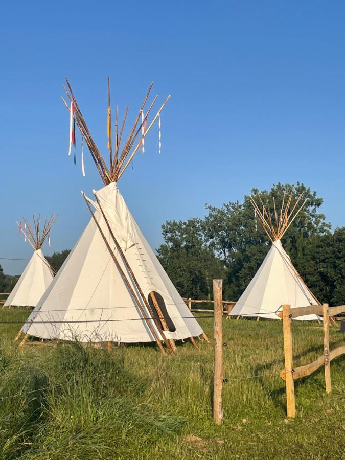 Terra-Tipike, Tipi A La Ferme Entre Terre Et Mer Trébry 외부 사진