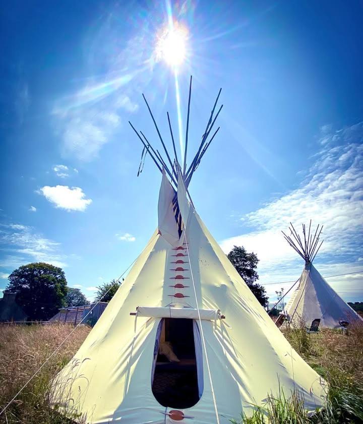 Terra-Tipike, Tipi A La Ferme Entre Terre Et Mer Trébry 외부 사진